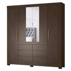 Guarda Roupa Casal Cádis Ébano Touch – Demóbile