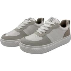Tênis Via Marte Casual Flatform com Cadarço Feminino