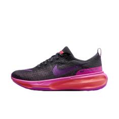 Nike Invincible 3 Tênis de corrida feminino de estrada (DR2660-501, uva escura/soco quente/fúcsia a laser/violeta hiper) tamanho 36