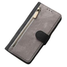 Capa carteira de couro com zíper para Samsung S22 Ultra S21 FE S20 Plus A53 A73 A21S S10 A52 A72 A33 A53 A51 A32 A12 Capa, preto, para Galaxy A53 5G