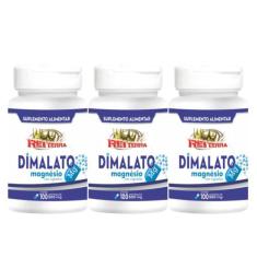 3 Malato de Magnesio 100 Cápsulas 500mg - Rei Terra