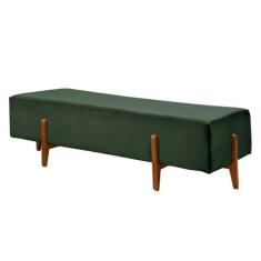 Recamier Zurik Luxo Madeira Maciça Castellar Móbile, Veludo Verde