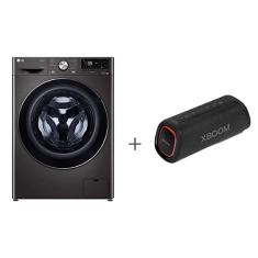 Combo Lava e Seca LG Smart VC2 220V 14kg Black Inox + Caixa de Som Portátil LG XBOOM Go XG5 - CV9014BC2A.XG5