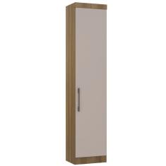 Guarda Roupa Sapateira Modulada 50cm 1 Porta Paris Luciane Móveis Avelã Pf Com Cinammon Pf