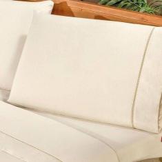 Jogo De Cama King Elegance 180 Fios 04 Peças - Palha