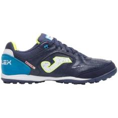 Chuteira Joma Top Flex Society Azul e Verde