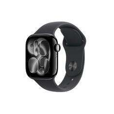 Apple Watch Series 11 GPS + Cellular, Caixa Preta Brilhante de Alumínio de 42 mm, Pulseira esportiva Preta, Tamanho P/M - MF834AM/A