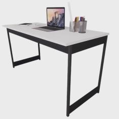 Mesa Estilo Industrial Guto 1,35 Metros Escritório Escrivaninha Computador Camaleão