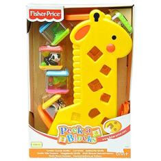 Fisher Price Girafa Divertida Com Blocos B4253 Mattel