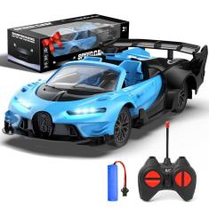Carro de controle remoto Kiddufun Lot-o-fun 1/18 para meninos de 4 a 12 anos