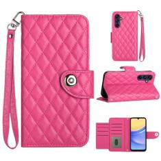 Para Samsung Galaxy A05s, capa carteira com alça de pulso, capa flip de couro de encaixe magnético com 7 cartões e 1 compartimento para dinheiro, capa de telefone com suporte para Samsung A05s de 6,7