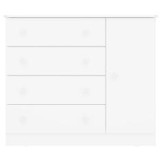 Cômoda Infantil Doce Sonho 2561 Branco Brilho – Qmovi