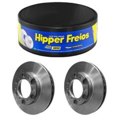 Par Disco Freio Chevrolet A20 85 a 96 Dianteiro Ventilado Hipper Freio