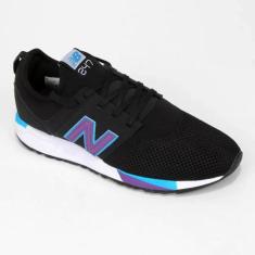 Tênis New Balance 247 Feminino - Preto e Lilás, 39