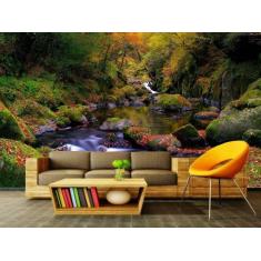 Papel de Parede Paisagens Cachoeira 49 - 1,50 X 2,50 - Voce Decorando