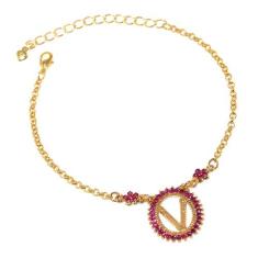 Pulseira Lembrancinha Madrinha Folheado Ouro 18k - Milena Folheados