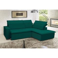 Sofá Istambul 2.60x2.10m Retrátil e Reclinável com Chaise - Sofisticat