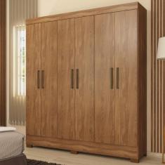 Guarda Roupa Casal 6 Portas e 2 Gavetas Verso
