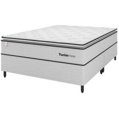 Cama Box (Box + Colchão) Queen Plumatex - de Molas Ensacadas 65cm de A