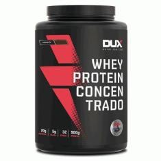 Whey Protein Concentrado Pote (900g) - Sabor: Morango - Dux Human Heal