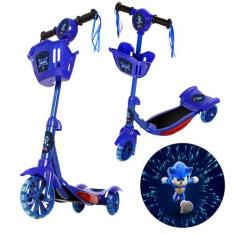 Patinete p Criança Sonic The Hedgehog Scooter 3 Rodas - Toys 2U