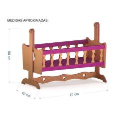 Berço Rocco Compatível Com Bebe Reborn P - Darama