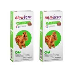 Combo 2 Unidades Antipulgas Bravecto Cães 10 a 20kg