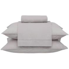 Jogo de Cama Casal 180 Fios Buddemeyer Basic Percalle 04 Peças, Bege, 