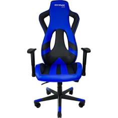 Cadeira Gamer Mx11 Giratoria Preto/Azul - Mymax