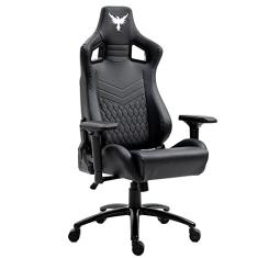 Cadeira Gamer Raven X-30 Estrutura em metal, braço 4D, encosto reclinável até 180° Preta/Amarela