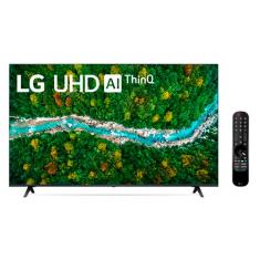 Smart TV LG LED 4K UHD 65 com Inteligência Artificial ThinQ, Smart Magic, Google Alexa e Wi-Fi - 65UP7750PSB