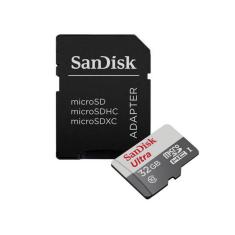 Cartão de Memória 32 GB Sandisk Micro SD Ultra Class 10 - Preto