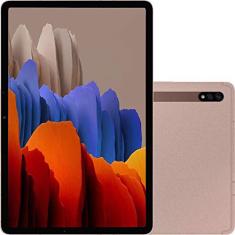 Tablet Samsung Galaxy Tab S7 com Caneta 11” 4G Wi-Fi 256GB Câm. Dupla + Selfie - Bronze