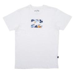 Camiseta Billabong Team Wave Ii Masculina Off White