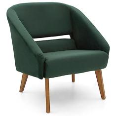 Conjunto 2 Poltronas de Aproximação Herval Nice, Veludo Verde