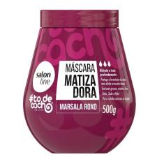 Máscara Matizadora Salon Line #Todecacho Marsala Roxo 500G
