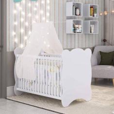 Berço Infantil 7000 Urso Móveis Percasa Branco