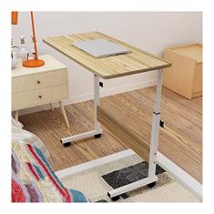 SilteD Mesa de cabeceira móvel Mesa de colo móvel, mesa de cabeceira para dias, para sofá-cama, mesa de leitura e alimentação hospitalar com rodas sobre a cama
