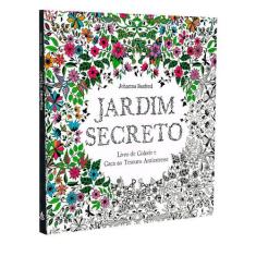 Livro Jardim Secreto Livro de Colorir e Caça ao Tesouro Antiestresse J