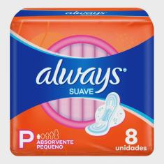 Absorvente Always Super Proteção Suave Com Abas 8 Unidades