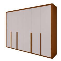 Guarda Roupa 6 Porta S/Espelho Easy Space Frassino/Off White - Móveis 