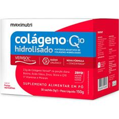 Colágeno Hidrolisado 2Em1 Sachê - Verisol Frutas Vermelhas 30 X 10G, Maxinutri, multi-colored