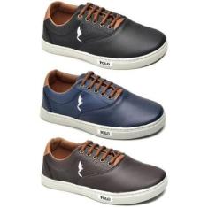 Kit 3 Tênis Casual Infantil Menino Confortável Dia a Dia-Masculino