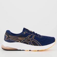 Tênis Asics Gel-Shinobi Feminino Marinho e Laranja-Feminino