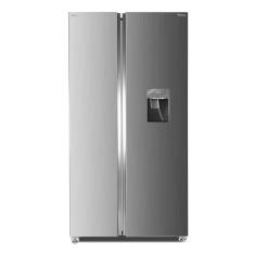 Geladeira Philco Side By Side Frost Free Inverter 434L com Dispenser de Água PRF535ID Inox 110V