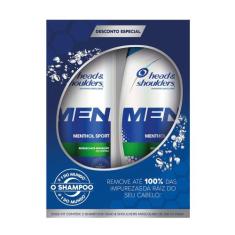 Shampoo Head & Shoulders Men Menthol Sport 2 Unidades De 200ml Cada