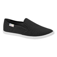 Tênis Slip On Beira Rio Básico Liso Lona Feminino-Feminino