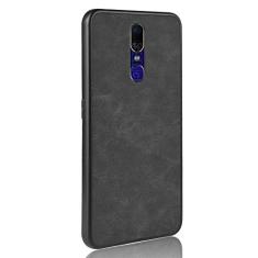 Capa adequada para Oppo A9/A9X Capa de celular Rugged Shield 360° Proteja seu telefone capa de couro vintage para Oppo A9/A9X