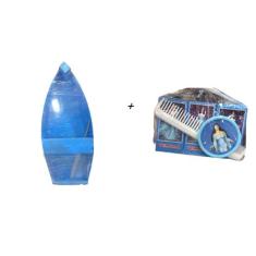 Barco De Iemanjá 60cm + kit Pente Espelho Perfume Sabonete - Lynx