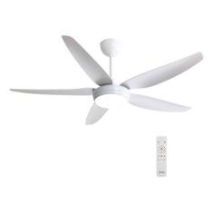 Ventilador De Teto Aliseu Led 140cm 150w Bivolt 5 Pas, Branco, Bivolt